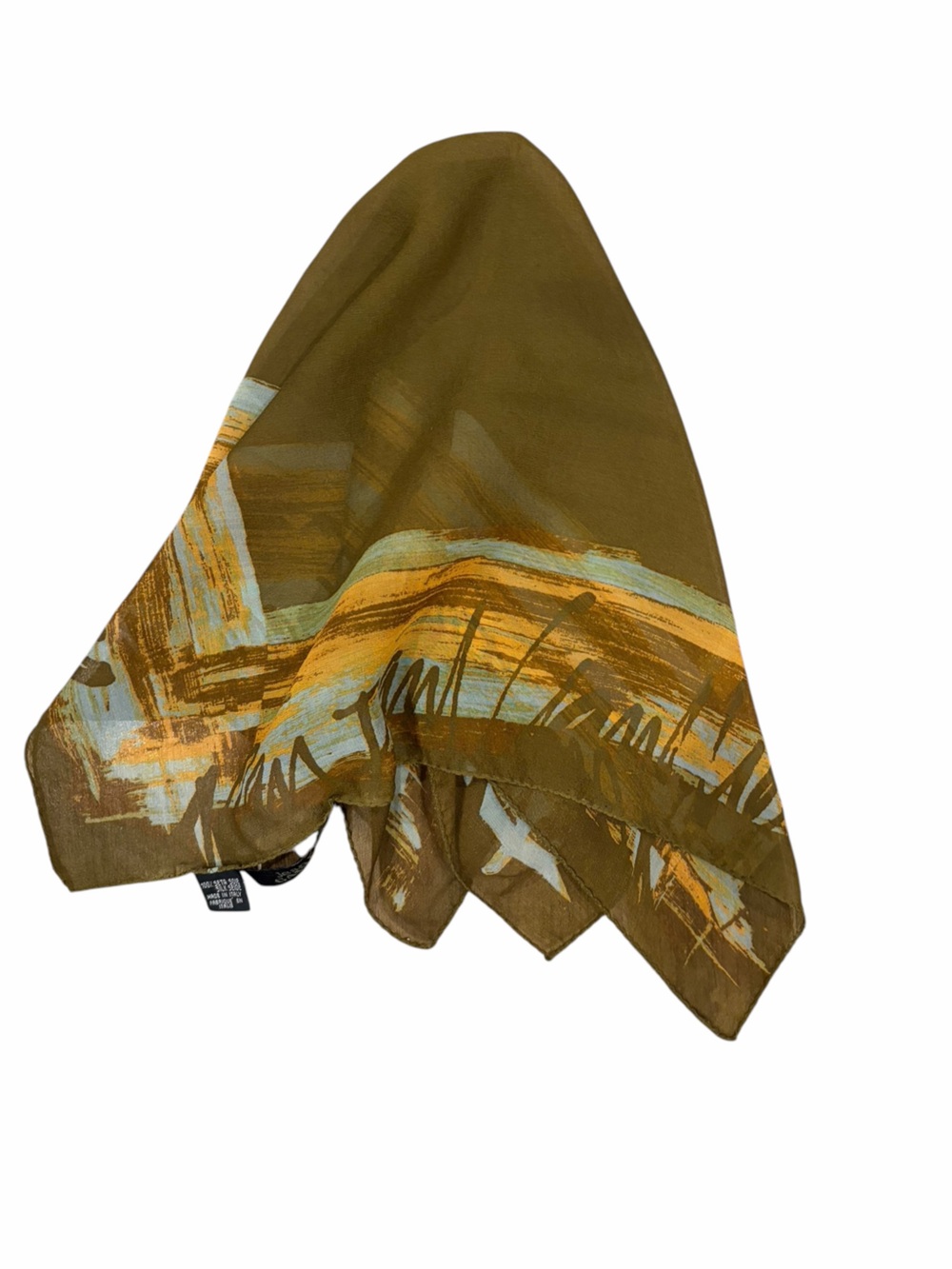 Vintage Jean Paul Gaultier 100% Silk Handkerchief Pocket Square